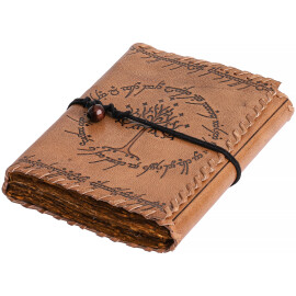 Kožený zápisník the Middle Earth s patinovaným papírem